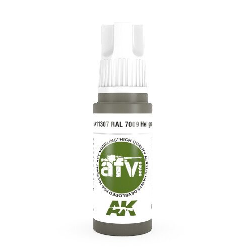 AK Interactive 11307 RAL 7009 Hellgrau 17ml AFV 3G Acrylic Model Paint