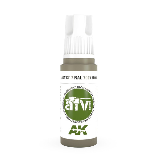 AK Interactive 11317 RAL 7027 Grau 17ml AFV 3G Acrylic Model Paint
