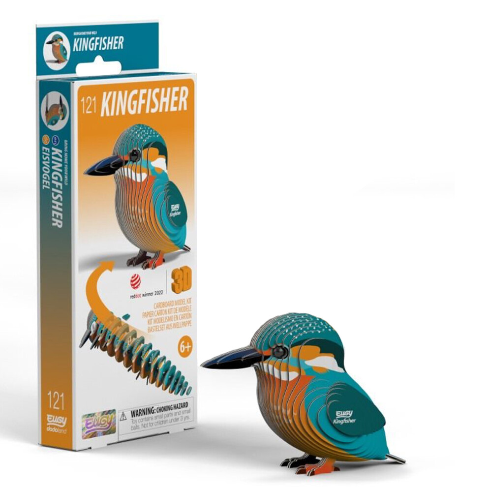 Eugy Kids 3D Kingfisher Model Kit Size 10 - Image 7