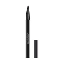 Waterproof 4Prong Microblading Eyebrow Pencil with Spoolie Brush LongLasting Black