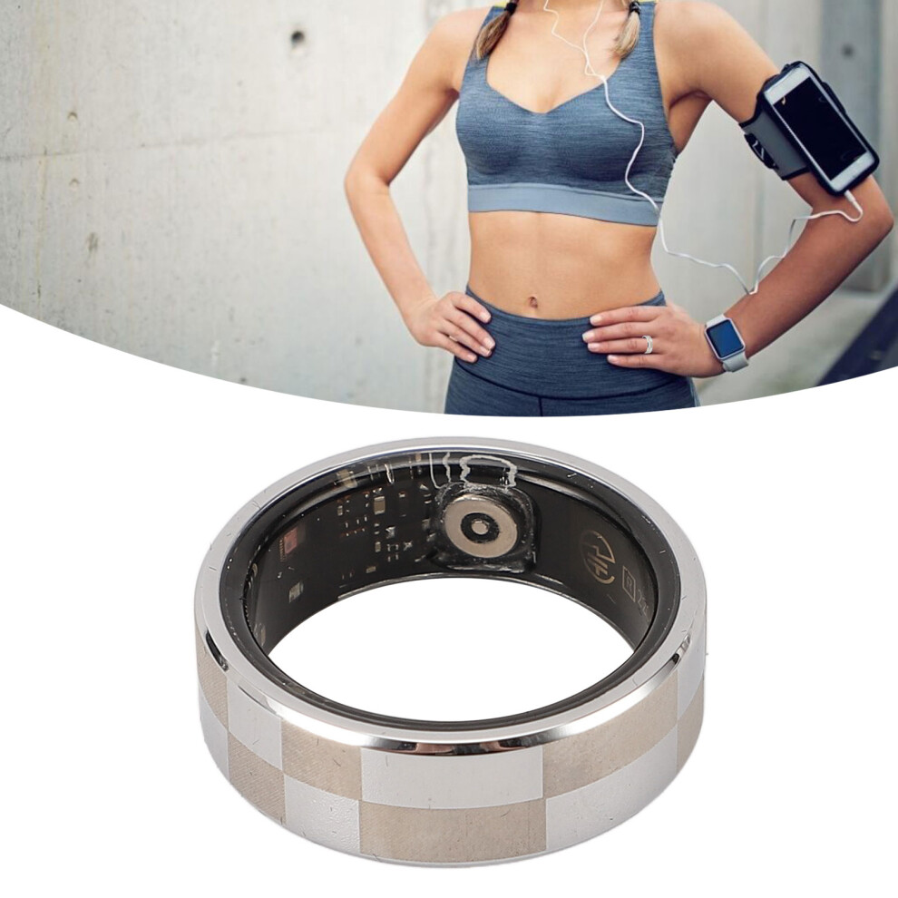 Smart Fitness Ring 9# Aluminum Alloy, 20Mah Battery, Waterproof 7641383509143