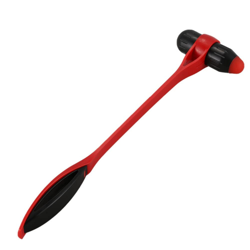 Massage Hammer Back Massager with Long Handle Durable Silicone Head Flexible Neck and Shoulder Reliever