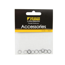 Graham Farish 379-429 LMS Stanier 8F & LNER O6 Traction Tyres (x10)