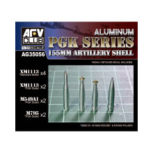 AFV Club AG35056 US PGK Series 155mm Artillery Shells (aluminium) 1:35 Model Kit