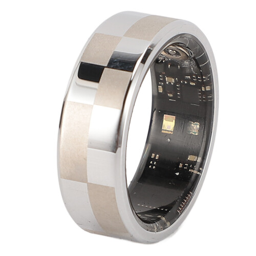8# Smart Ring 20 mAh, Größe 8, Silber, 5 ATM
