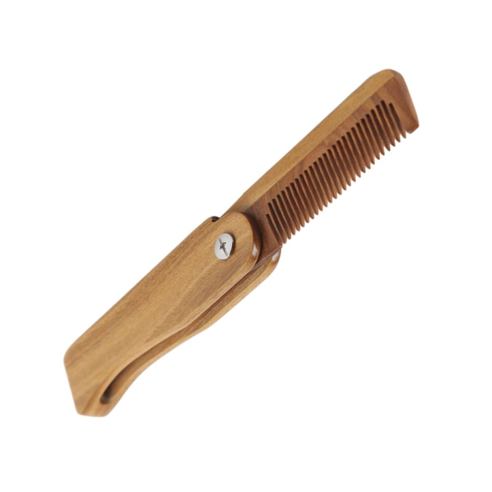 Unisex Wooden Hair Comb Natural Sandalwood Antistatic Detangling Comb For Hair And Beard Grooming