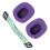Cuscinetti auricolari viola per cuffie G733 Wireless e G335 Wired con schiuma confortevole e mesh 12