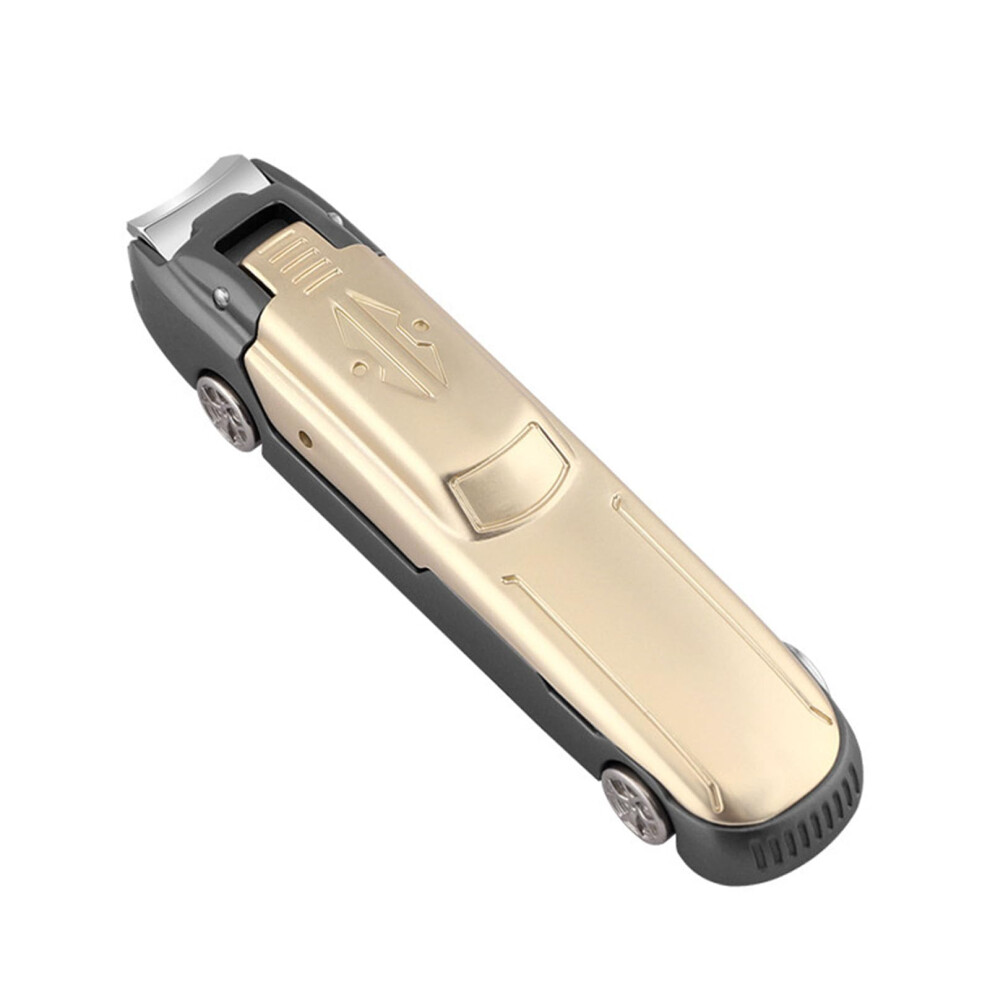Nail Clipper for Thick Nails Wide Jaw Stainless Steel Toenail Cutter with Integrated Nail File