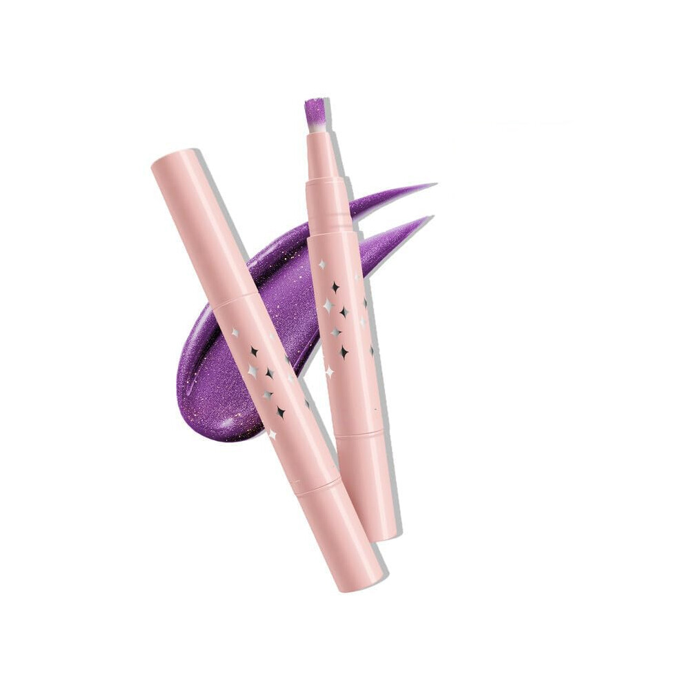 Purple Liquid Glitter Eyeshadow Dark Waterproof Long Lasting Pigment Sparkle 05 Violet