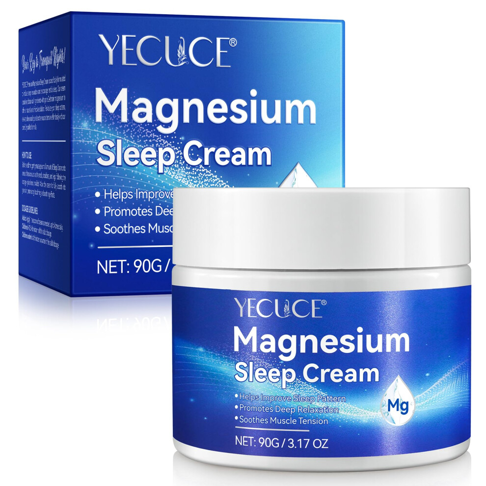 Cream/Lavender Magnesium For Muscle And Joint Pain, Fast Absorbing Topical Magnesium With Calming