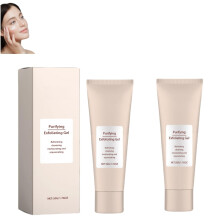 Exfoliating Face and Body Scrub Gel Duo Pack, Deep Cleansing and Moisturizing for Smooth Skin