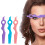 Silicone Makeup Stencil Set for Eyebrows Eyeliner Lips, Reusable Symmetrical Shape Guide 3