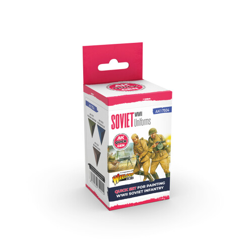 AK Interactive Quick Gen 17504 Soviet Uniforms Acrylic Paint Set 2