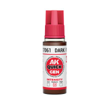 AK Interactive Quick Gen 17061 Dark Flesh 18ml Acrylic Paint
