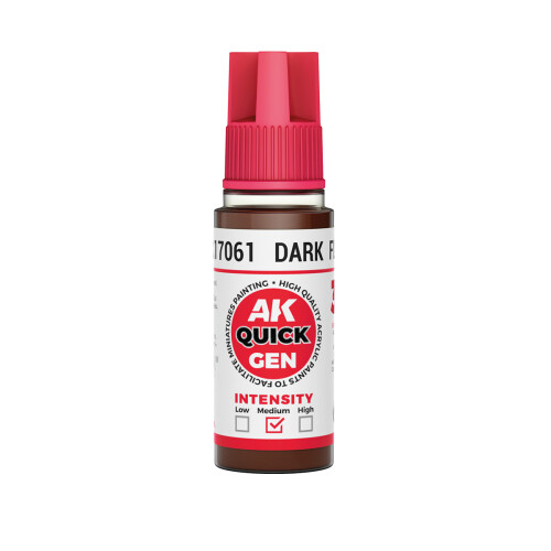 AK Interactive Quick Gen 17061 Dark Flesh 18ml Acrylic Paint
