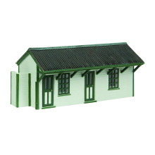 Scenecraft 44-0192G Light Railway Station Building - Green