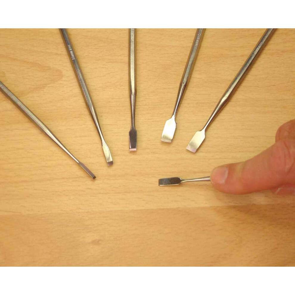 Expo Tools 70836 6Pc Chisel Edge Carver Set In Wallet 5060144590695
