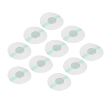 10 patches pour capteur - TPU, 7 cm / 2,8 po, rond