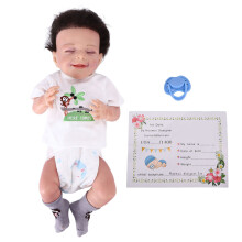 Hand Painted Details Lifelike Baby Doll with Poseable Limbs and Waterproof Design for Collectors Collection and Educational Role Play