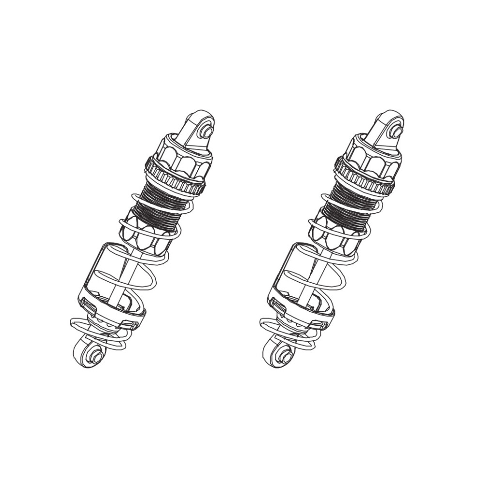 Pd Racing Rear Shock Absorber 2Pcs 1:10 861-011 5056019028370