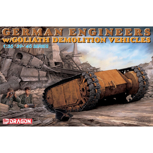 Dragon Dragon 6103 German Engineers with Goliath Demolition Vehicles 1:35 Model Kit