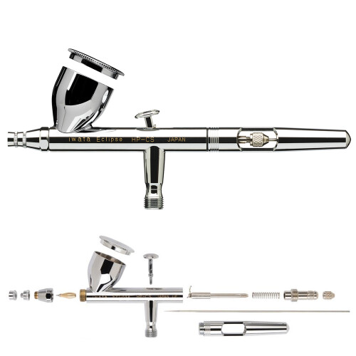 Iwata Eclipse HP-CS Gravity Feed Dual Action Airbrush ECL4500 1