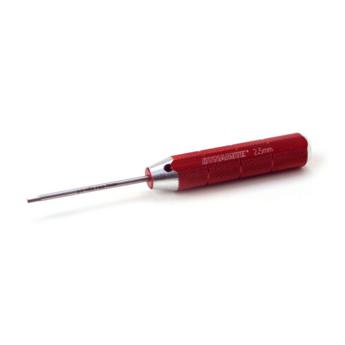 Dynamite Machined Hex Driver, Red: 2.5mm DYN2902