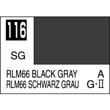 Mr. Hobby Mr. Colour - 116 - RLM66 Black Gray 10ml Acrylic Model Paint