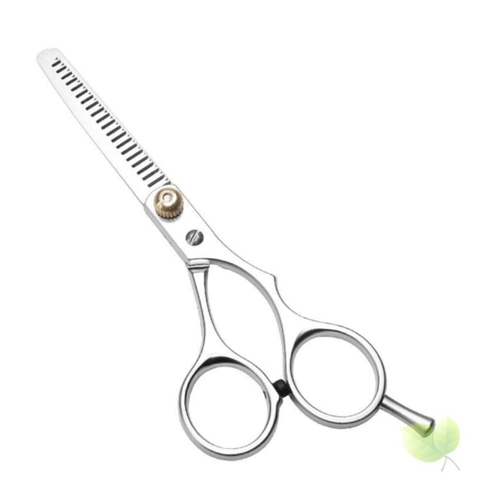 Black Professional Hairdressing Scissors Set With Thinning Shears For Smooth Cutting And Salon Use