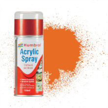 Humbrol AD6018 No 18 Orange Model Kit Acrylic Spray Paint