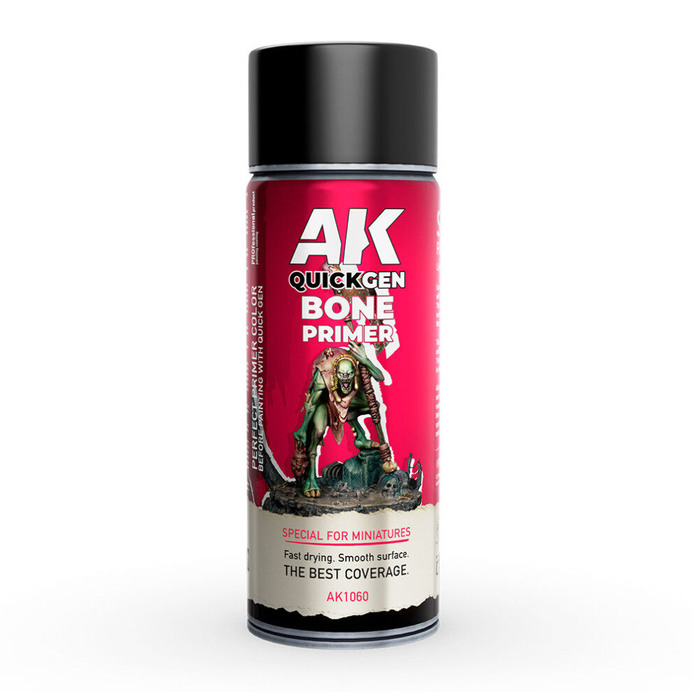 AK Interactive Bone Primer Quick Gen 400ml AK1060 - Image 2
