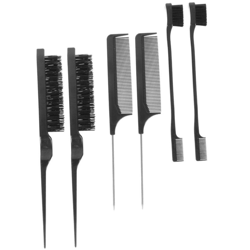 Detangling Hair Comb and Pintail Comb 2 in 1 for Curly Hair, Salon Styling and Precise Sectioning