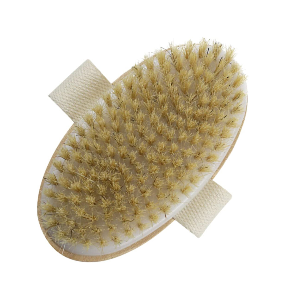 Bath Brush with Soft Bristle Exfoliation, 3 in 1 Body Scrubber for Dry Brushing and Shower Use