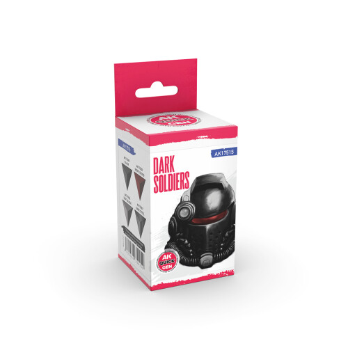 AK Interactive Quick Gen 17515 Dark Soldiers Acrylic Paint Set 2
