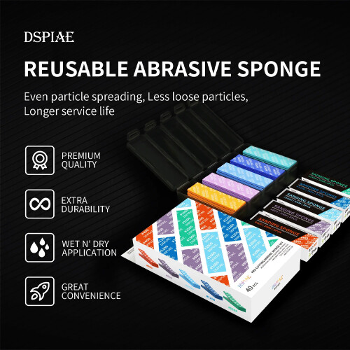 DSPIAE 3mm #1000 Sanding Sponges (5pcs) DS3-1000 1