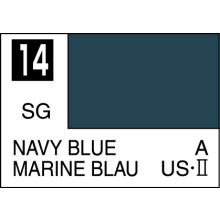 Mr. Hobby Mr. Colour - 014 - Navy Blue 10ml Acrylic Model Paint