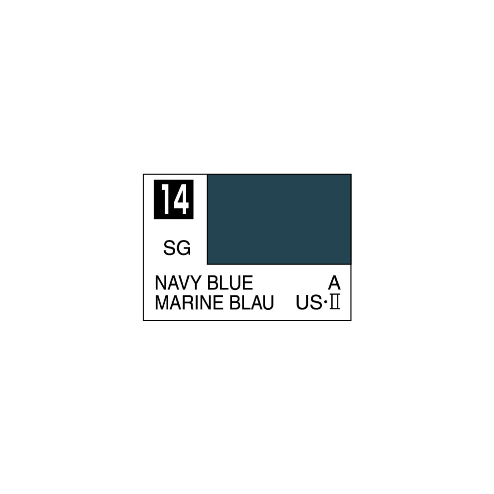 Mr Hobby Mr. Hobby Mr. Colour - 014 - Navy Blue 10Ml Acrylic Model Paint