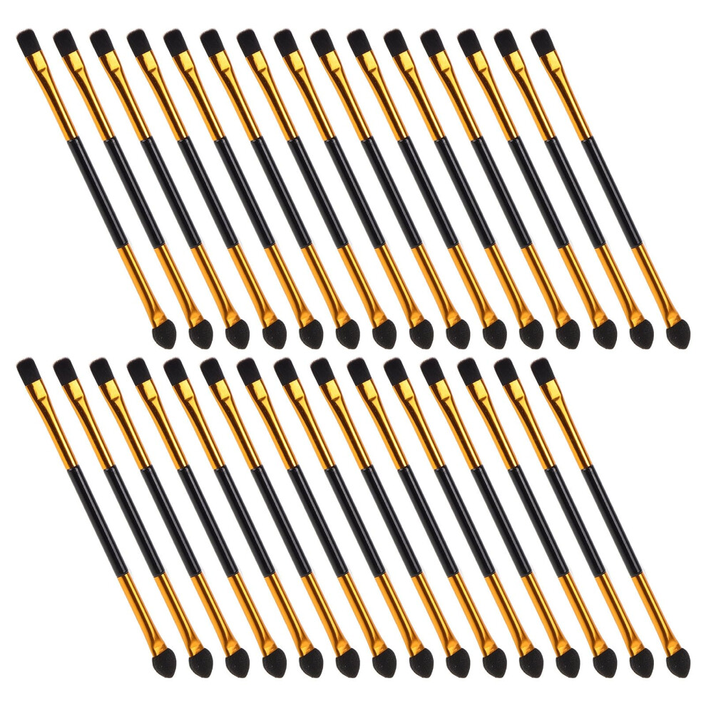 30pcs DoubleHeaded Eyeshadow Brushes for Women with DualEnded Design and Precise Color Blending