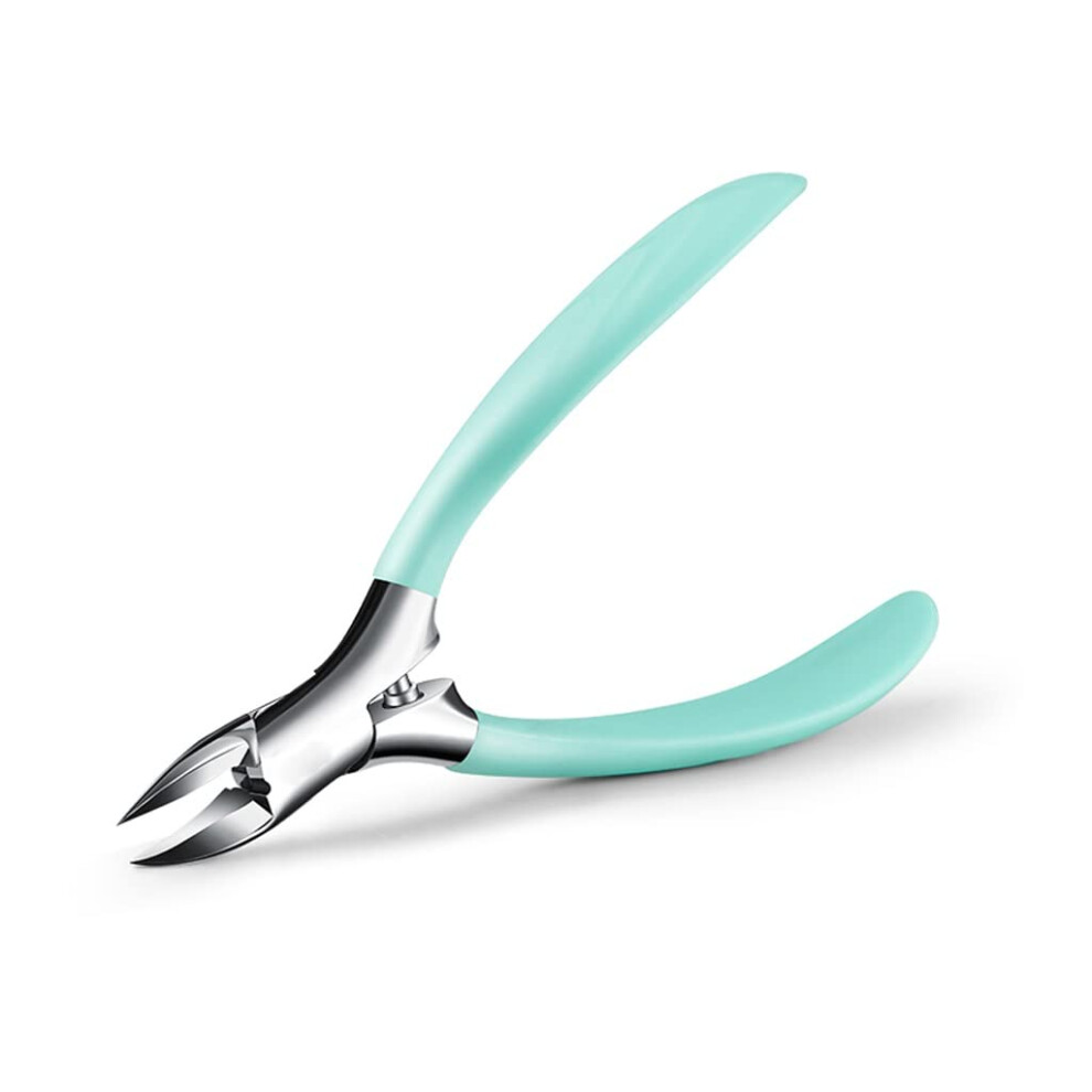 Toenail Clippers for Thick Nails with AntiSplash Design, Professional Pedicure Nail Shear