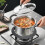 Induction Adapter Plate 9.45 Inch Heat Diffuser for Induction Cooktop with Foldable Handle 4