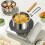 Induction Adapter Plate 9.45 Inch Heat Diffuser for Induction Cooktop with Foldable Handle 2