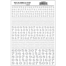 Woodland Scenics MG712 Numbers Roman R.R. Silver