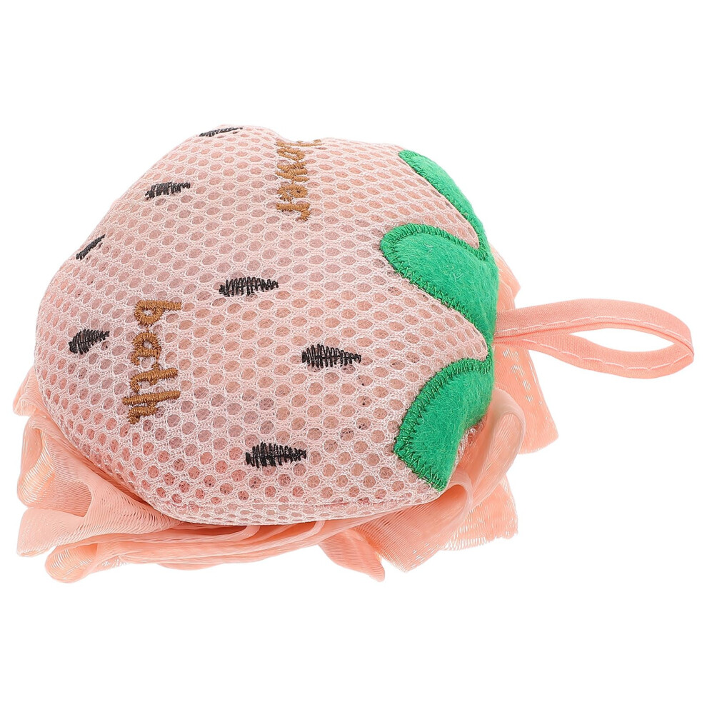 Large Cartoon Bath Loofah Korean Style Shower Puff DoubleSided Scrubber for Gentle Exfoliation