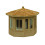 Scenecraft 44-0536B Octagonal Summer House - Brown 1