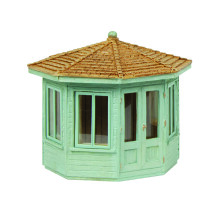 Scenecraft 44-0536G Octagonal Summer House - Green