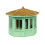 Scenecraft 44-0536G Octagonal Summer House - Green 1