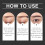 Waterproof Eyebrow Pencil with Fork Tip, SmudgeProof Microblading Pen, LongLasting Black Brows 4