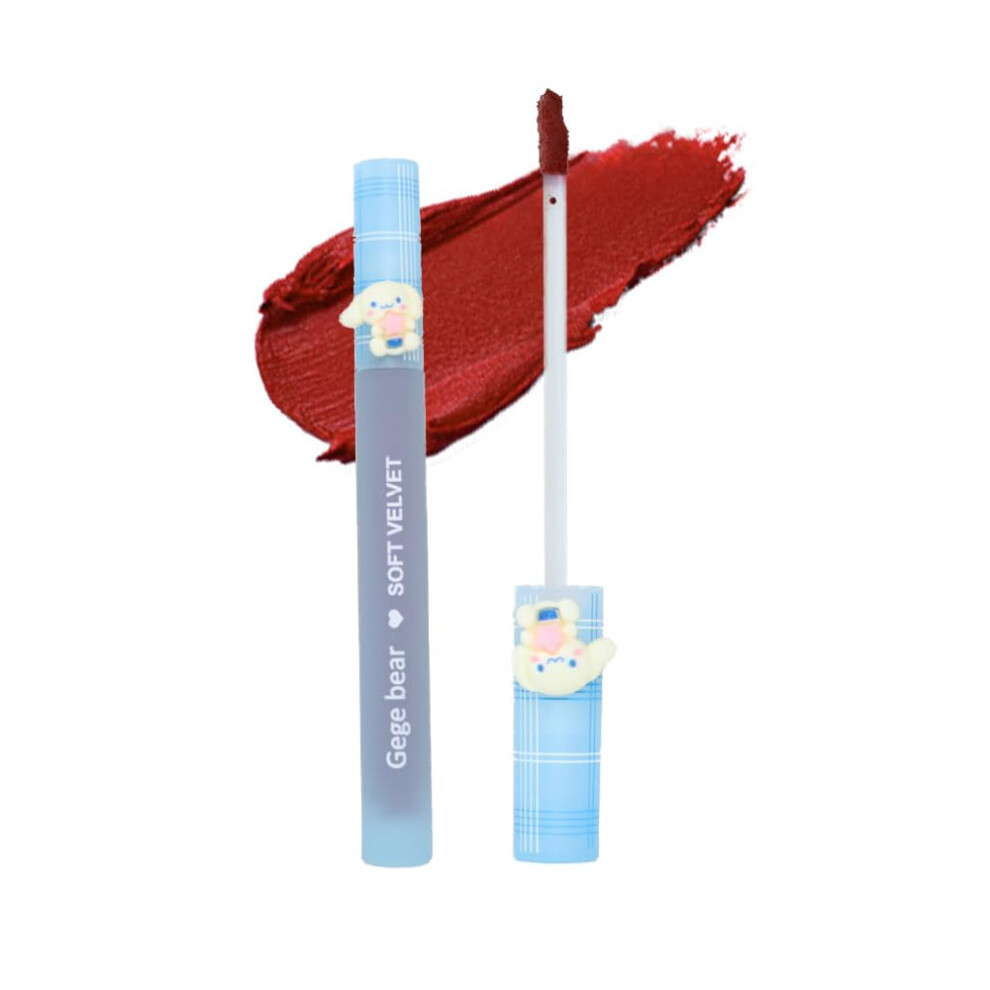 Lip Gloss Waterproof Lipstick 24H Wear Full Coverage Moisturizing  Shine Lip Color