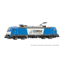Arnold HN2595 COMSA, electric locomotive 253, blue-white livery, ep. VI N Gauge