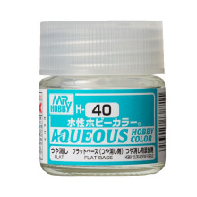 Mr Hobby Aqueous Hobby Colour H-040 Flat Base 10ml Acrylic Paint
